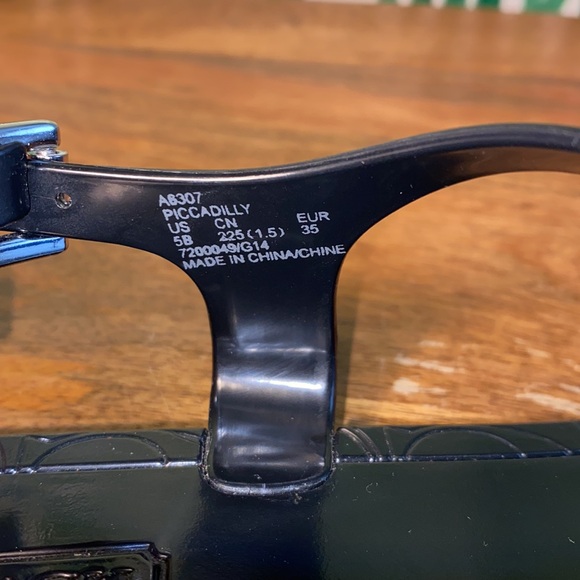 Coach Piccadilly Black Rubber Jelly Sandals Women’s 5 B - Picture 8 of 10